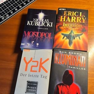 📌4 Romane - Thriller German Edition Dan Brown, Nicolas Kublicki, Harry, Joseph